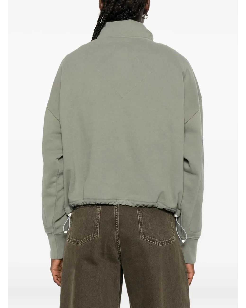 Canada Goose Green Quincy Half-Zip Sweatshirt