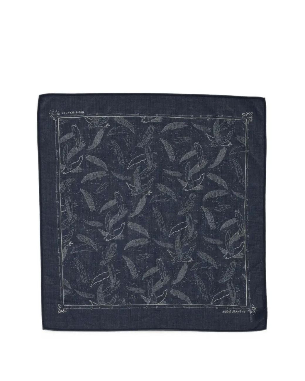 Nudie Jeans Blue Ingrid Starburst Bandana for men