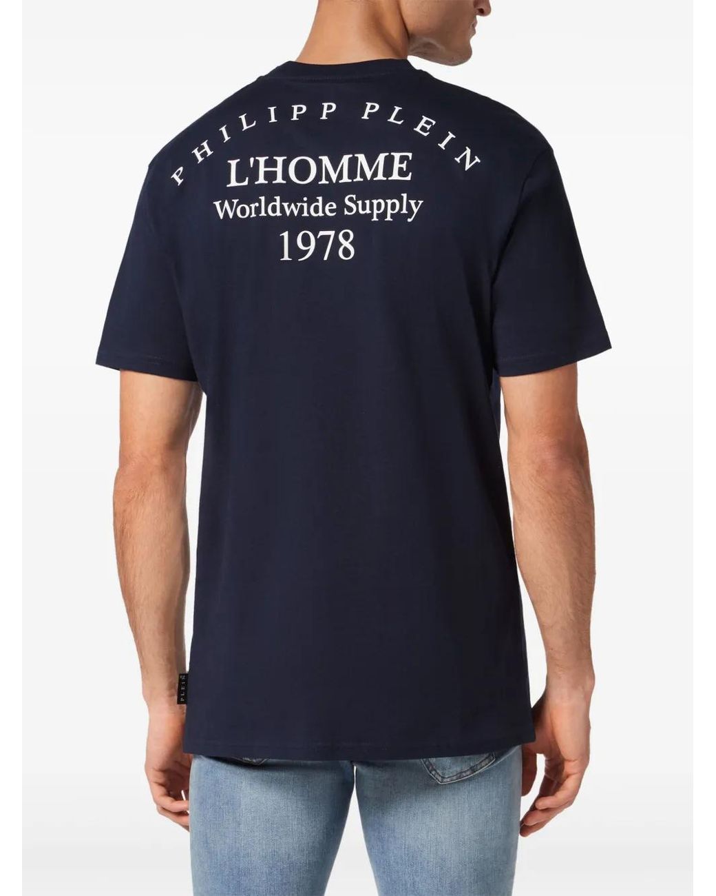 Philipp Plein Blue L'Homme T-Shirt for men