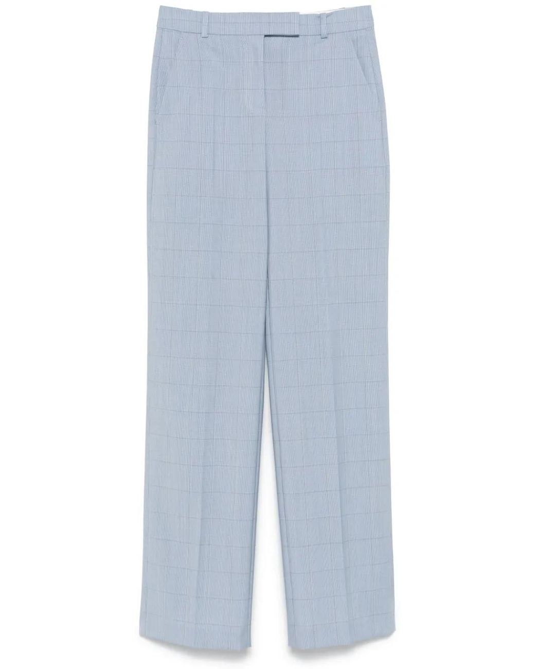 Boss Geruite Broek in het Blue
