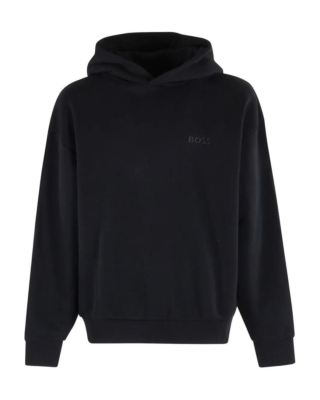 Boss Blue Graphic Hoodie for men