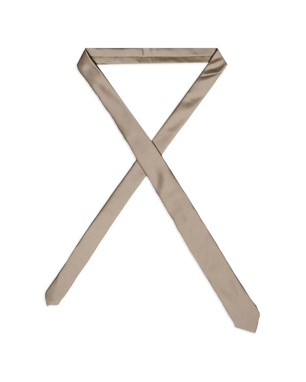 ROBERTO CLERICI Metallic Pointed-Tip Tie for men