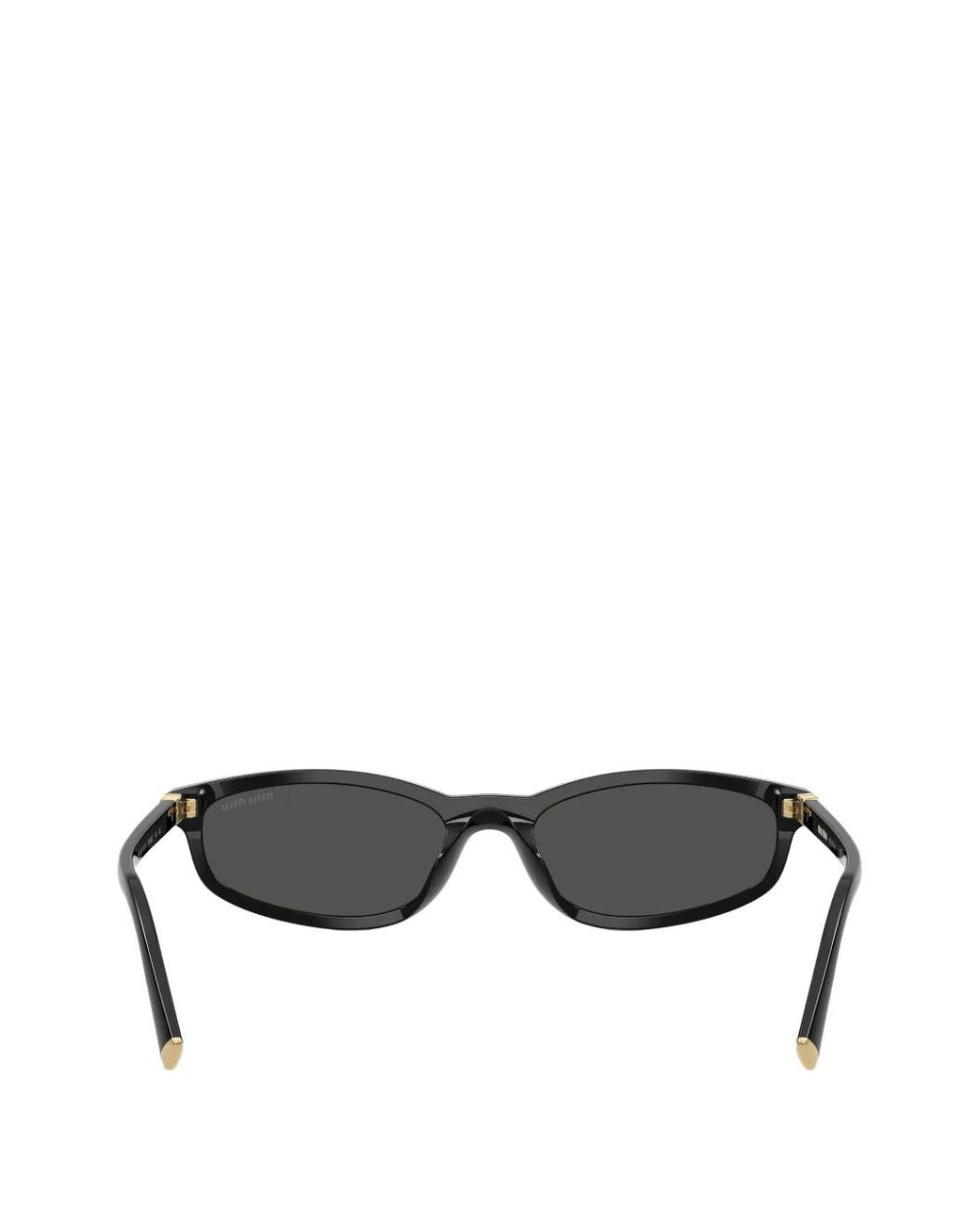 Miu Miu Brown Oval-Frame Sunglasses