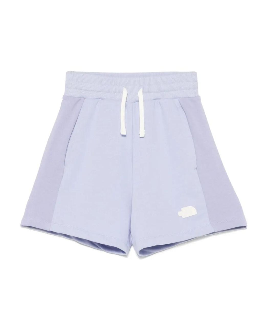 The North Face White Logo-Patch Track Shorts