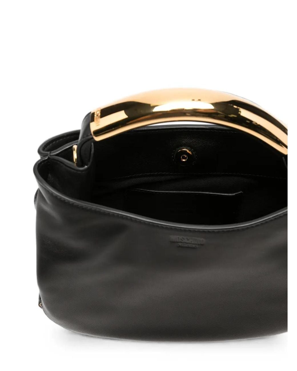 Moschino Black Top-Handle Tote Bag