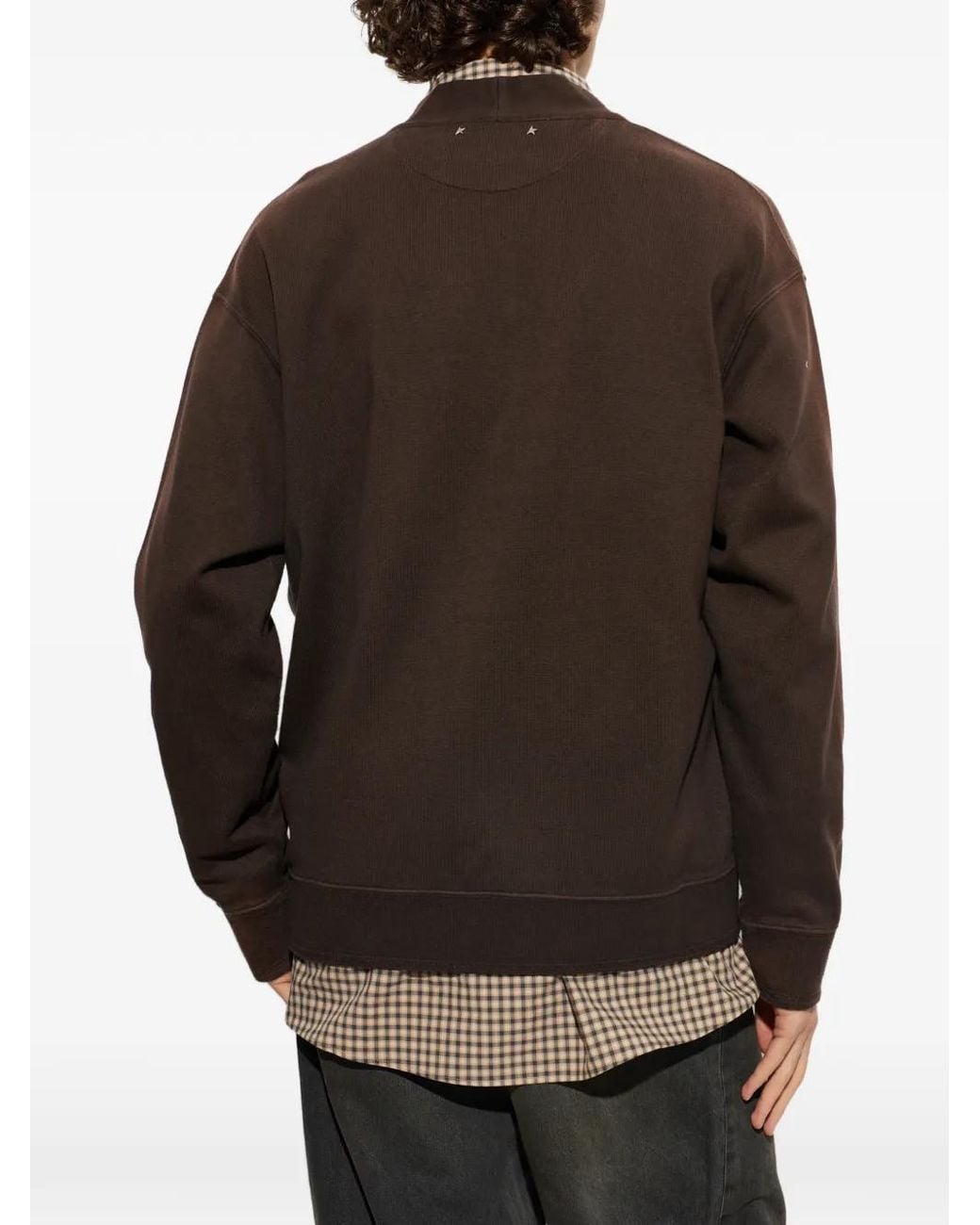 Golden Goose Deluxe Brand Brown Romeo Cotton Cardigan for men