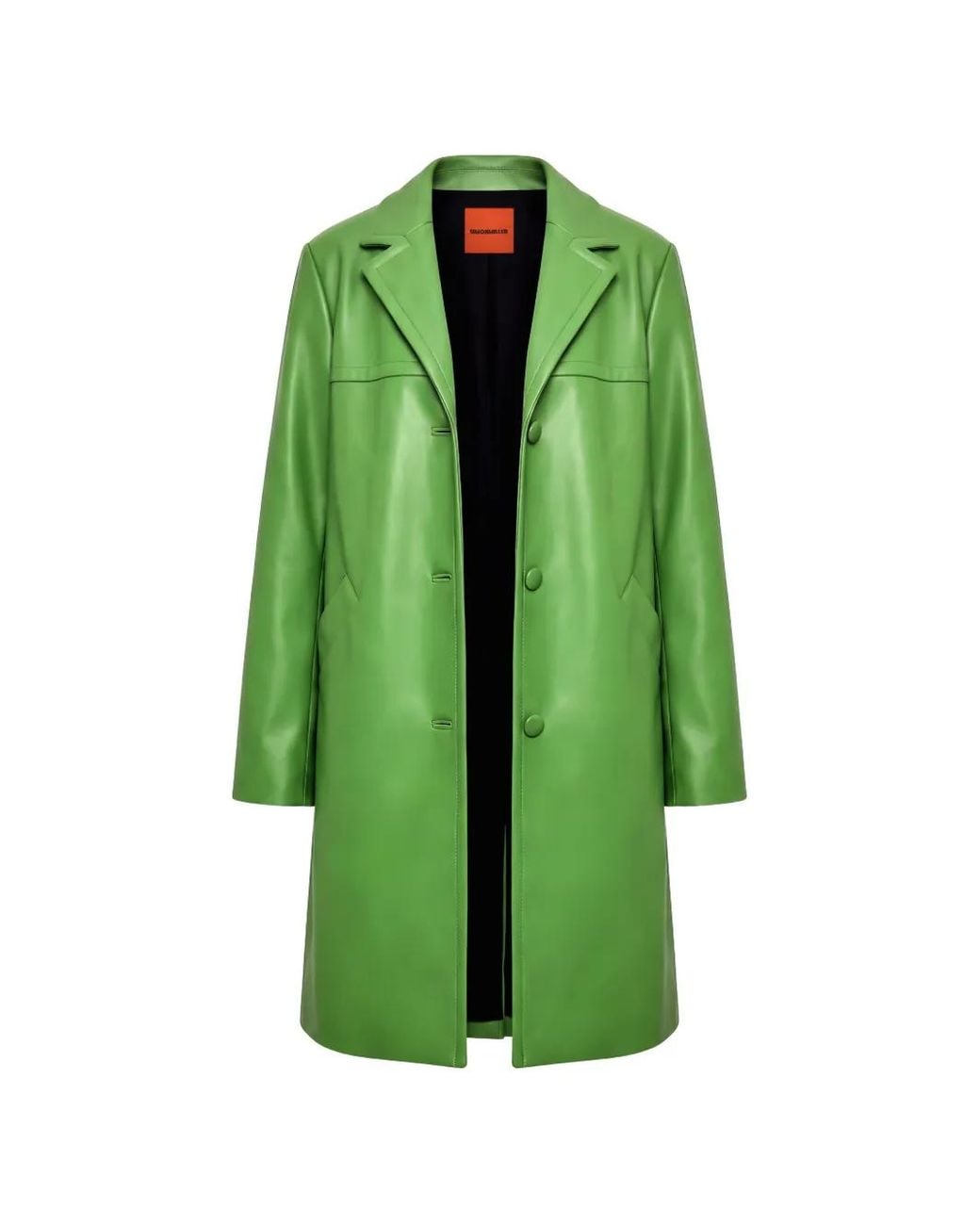 Simon Miller Green Margot Single-Breasted Coat