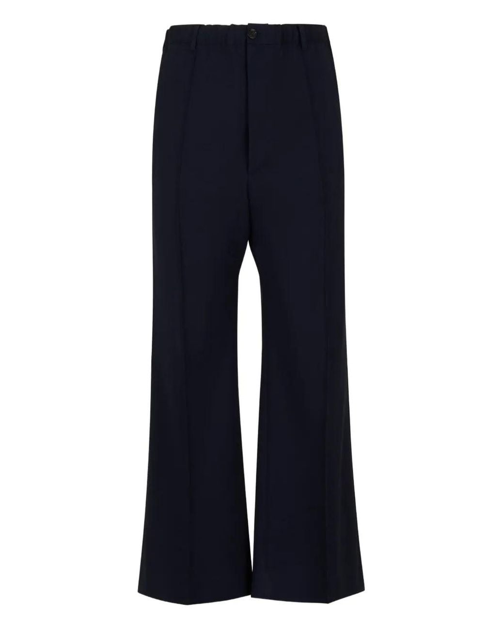 Marni Blue Wide-Leg Flared Trousers for men