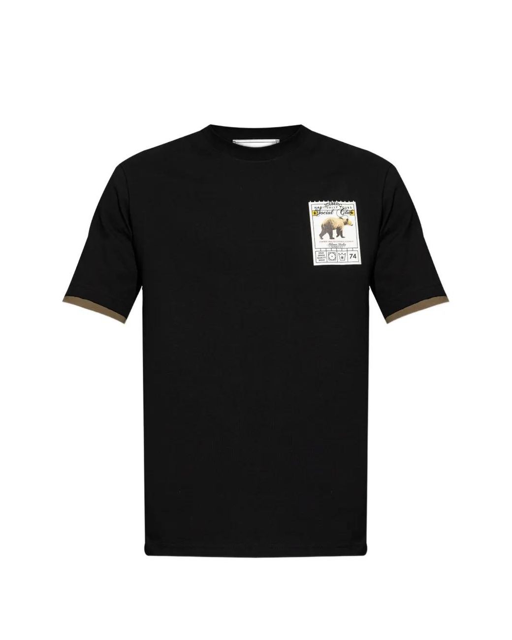 Iceberg Black Patch T-Shirt for men