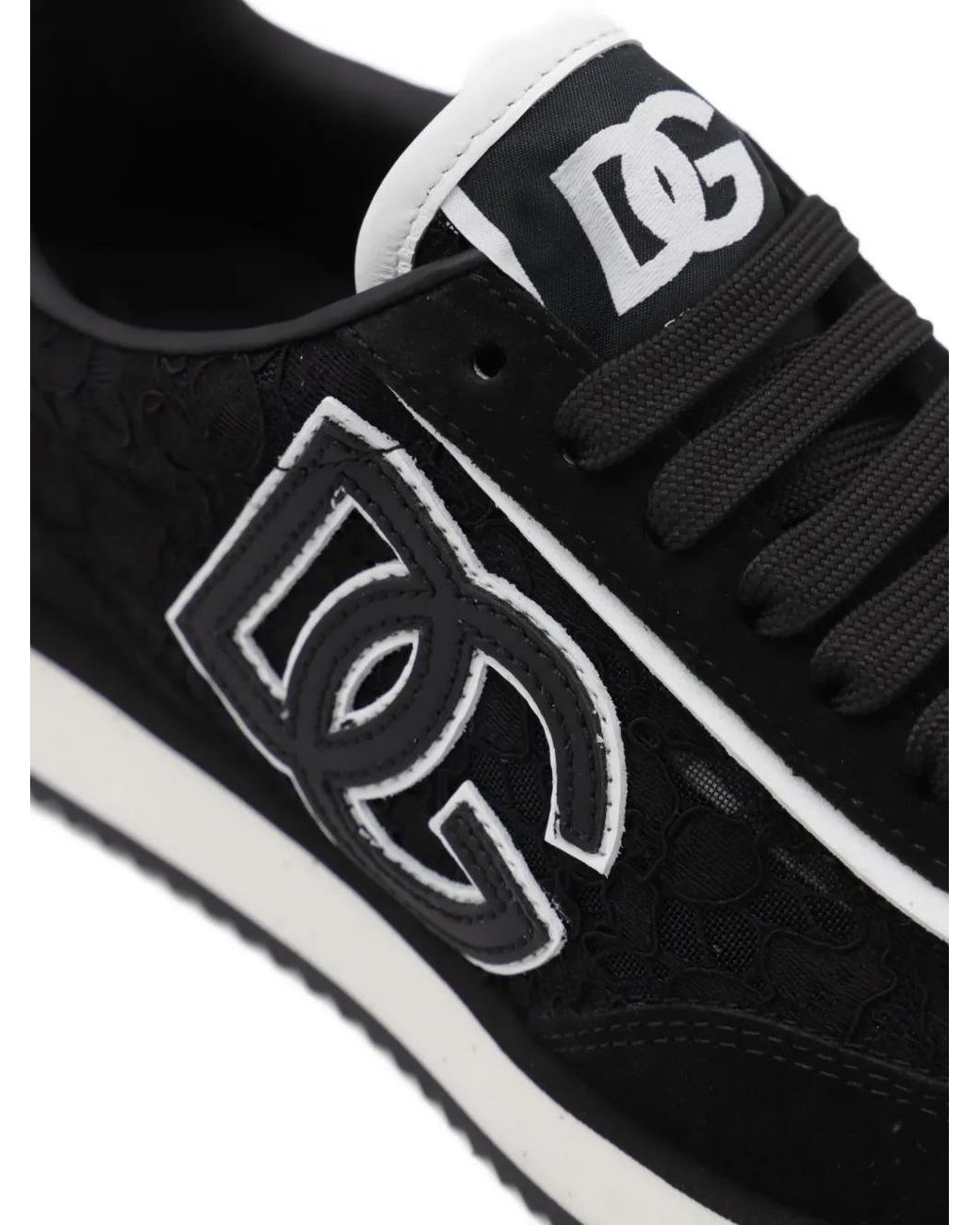 Dolce & Gabbana Black Sportschuhe Mit Logo