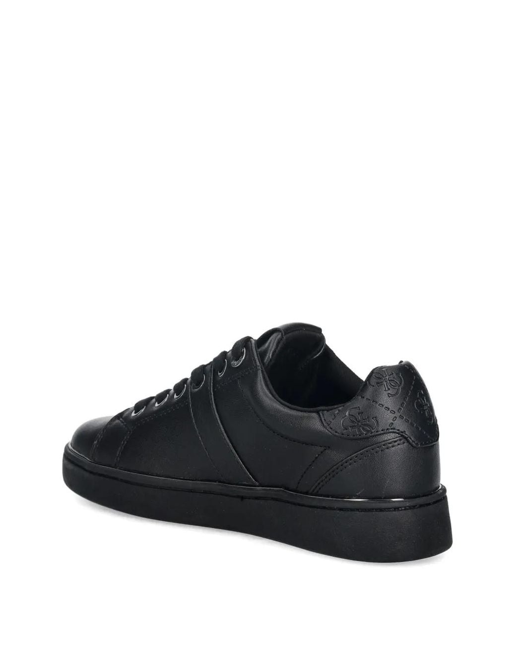 Guess Black Britz Embossed Sneakers