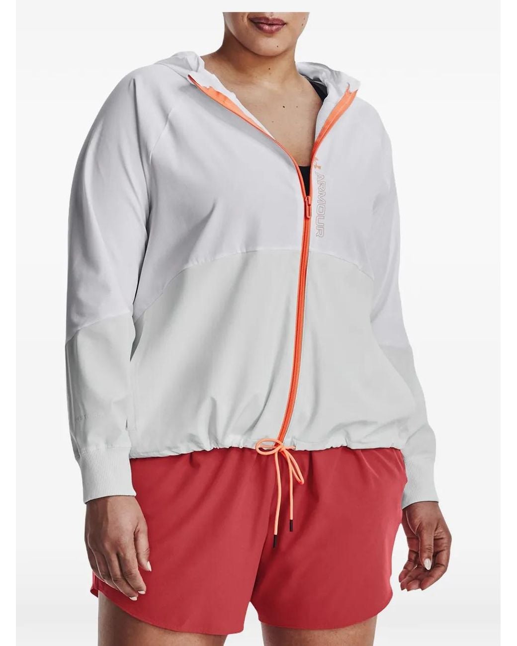 Under Armour Red Waterproof Hooded Jacket