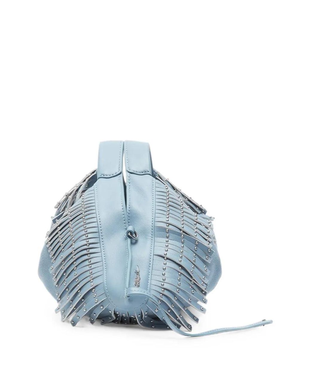 3.1 Phillip Lim White Mini Luna Fringed Shoulder Bag