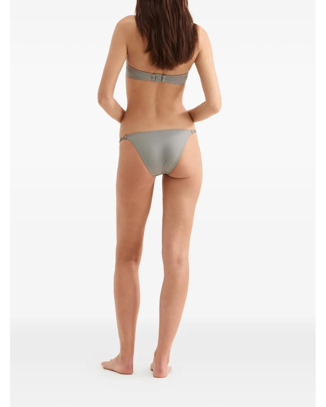 Eres Gray Margaux High-Cut Bikini Bottoms