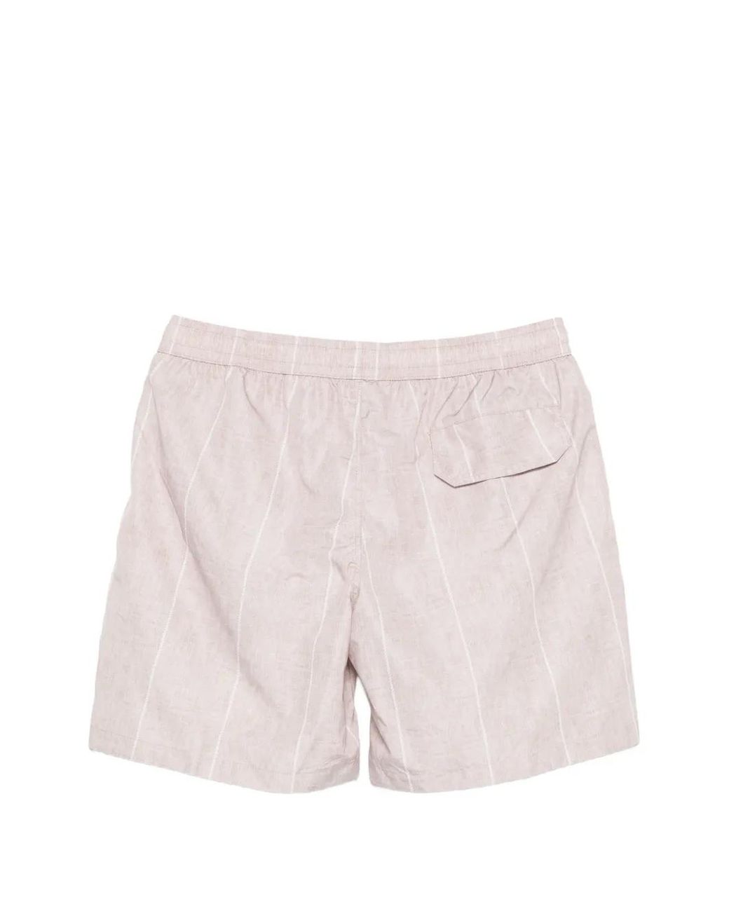 Eleventy Pink Striped Swim Shorts for men