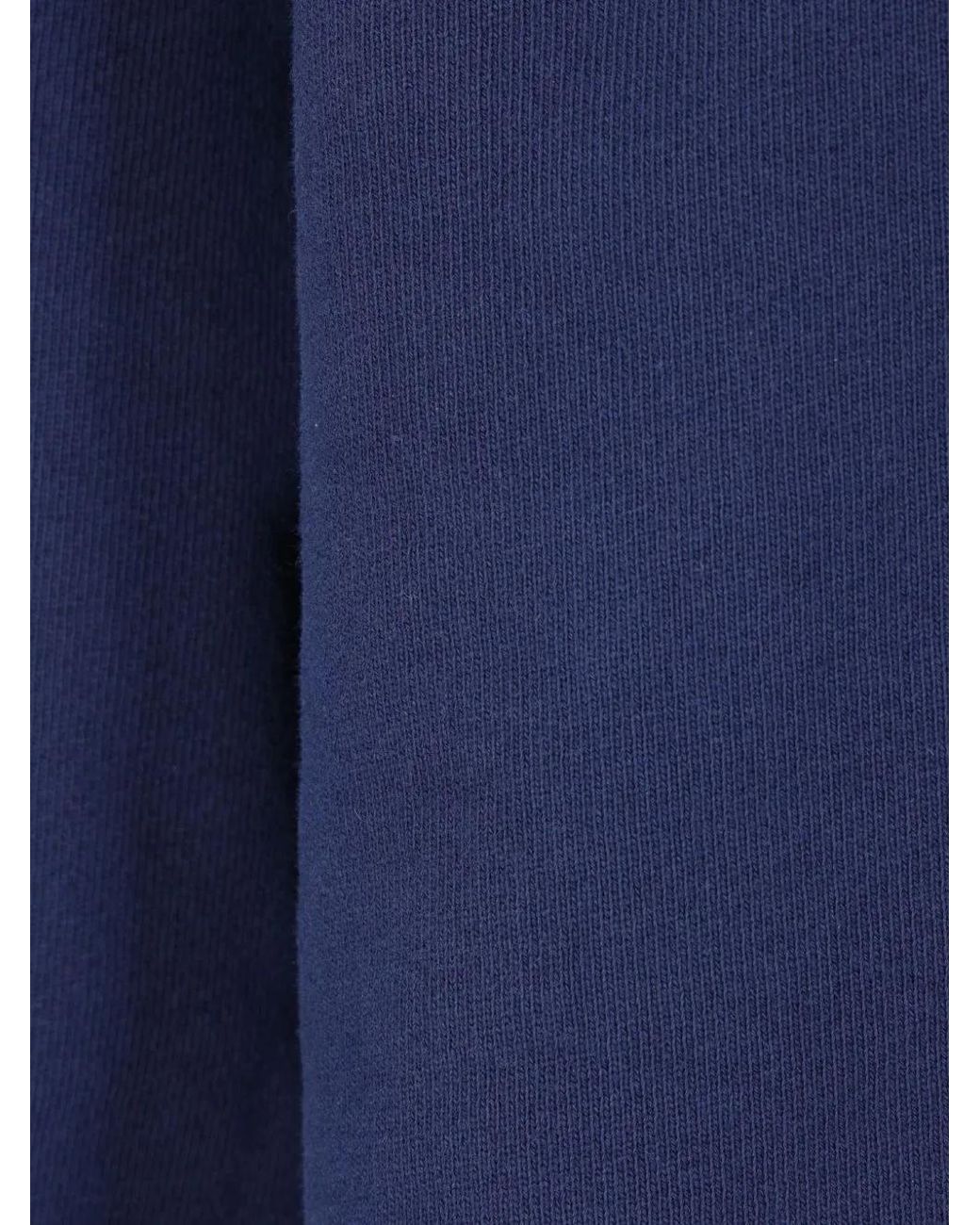 Cherry World Blue Logo-Patch Sweater for men