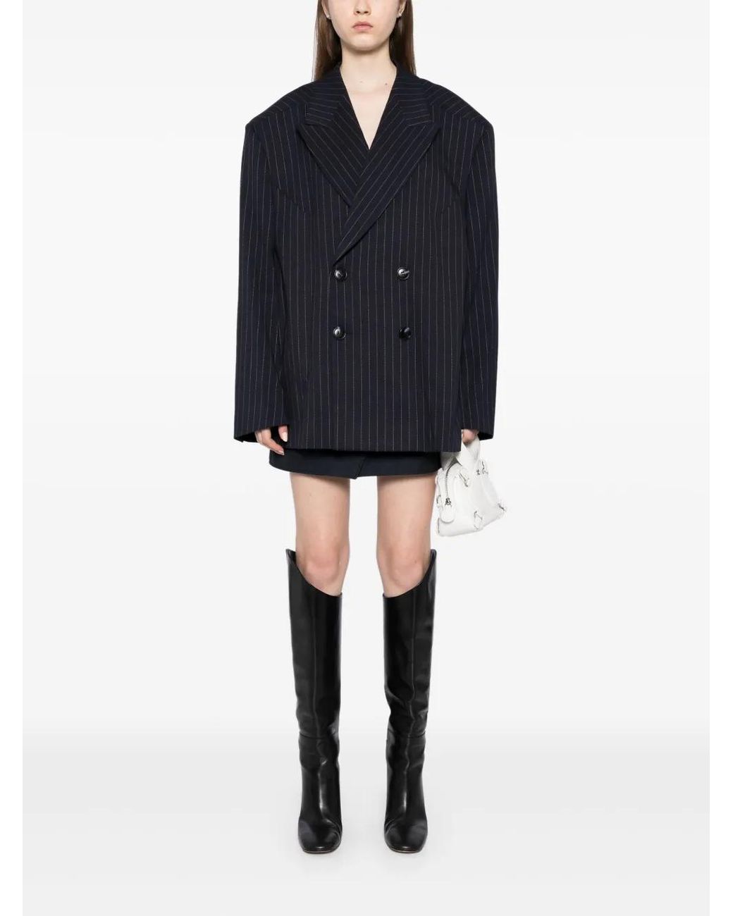 Entire studios Black Double Breasted Blazer