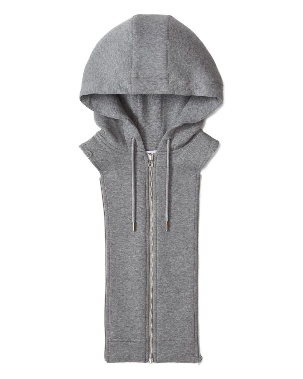 Veronica Beard Gray Oversized Hoodie Dickey
