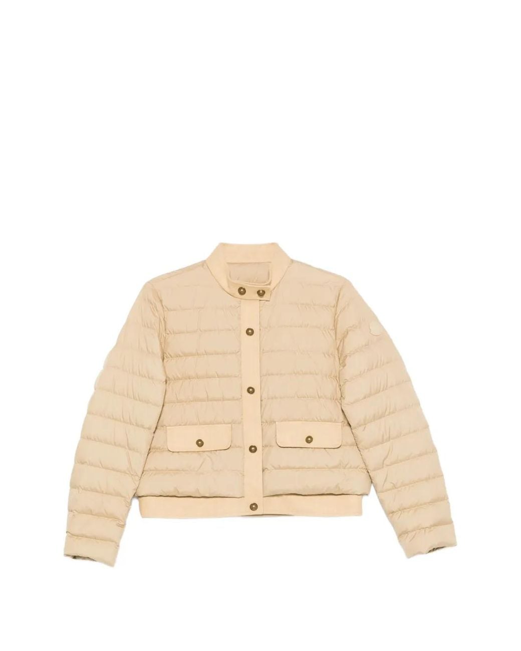 Moncler Natural Doudoune Juju À Boutons Pression