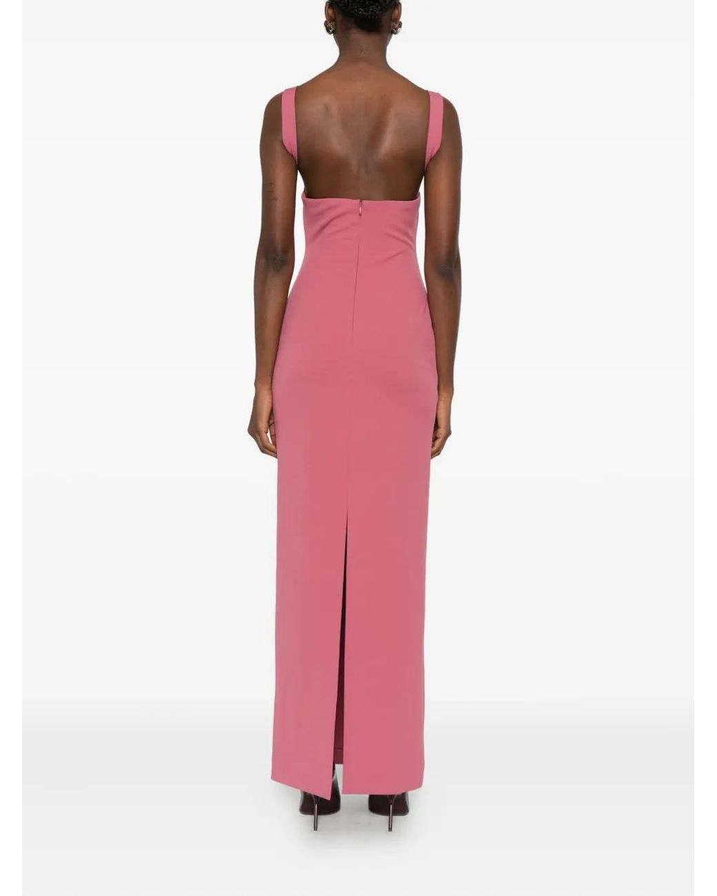 Solace London Joni Maxi Dress in Pink | Lyst