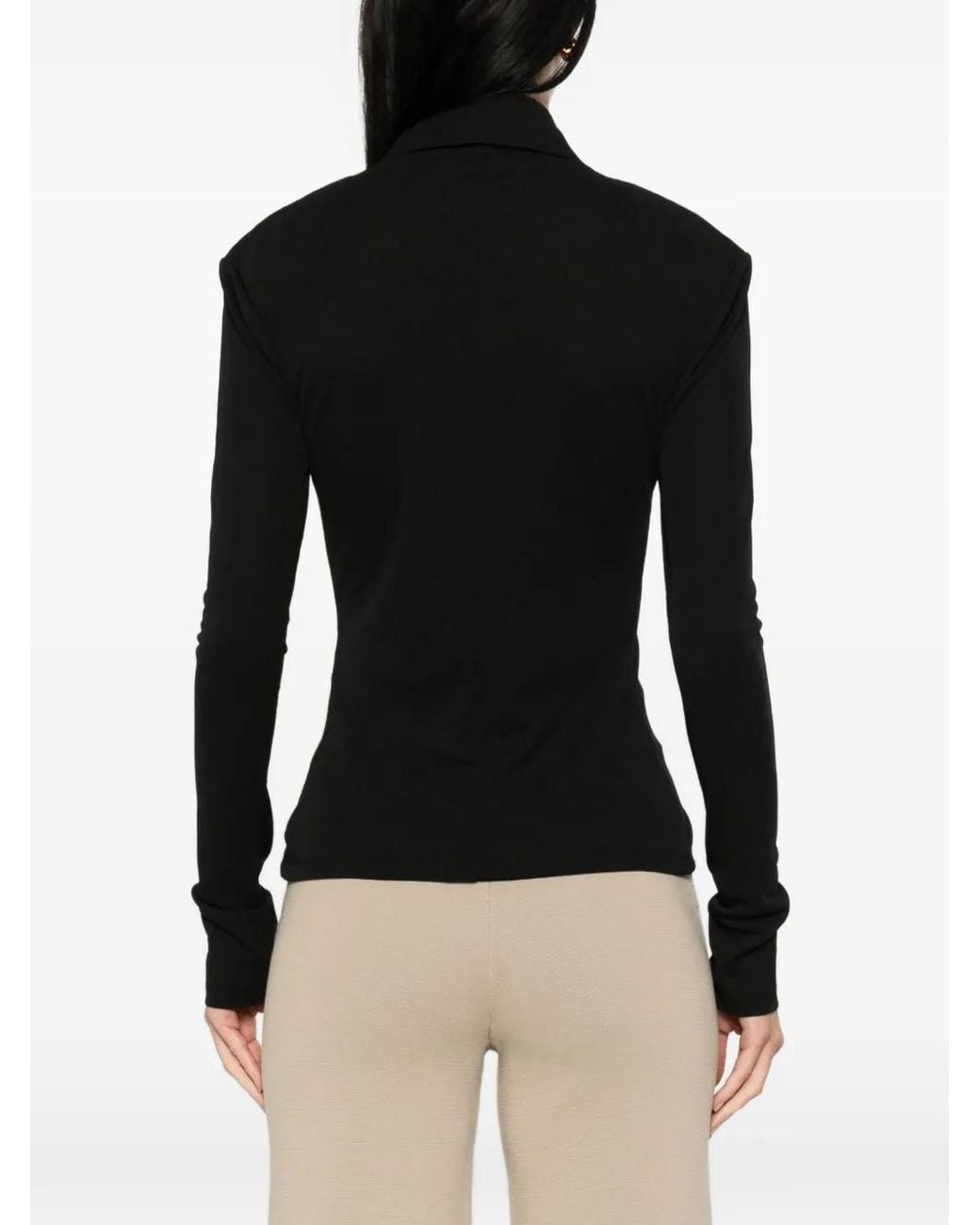 Nanushka Black Haimi Shirt