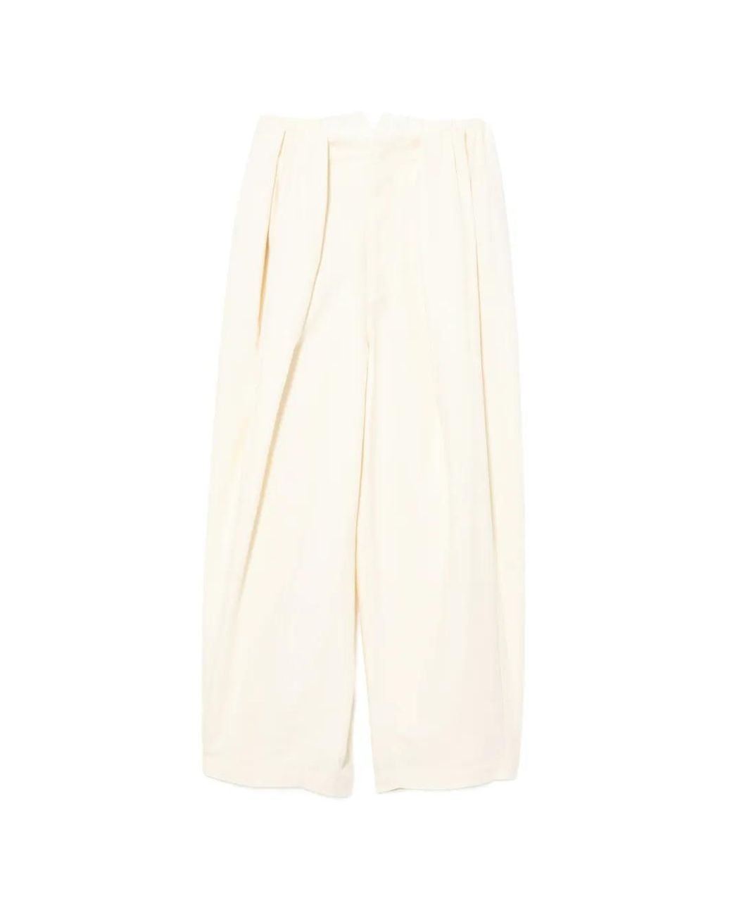 Toga White Tapered-Leg Trousers