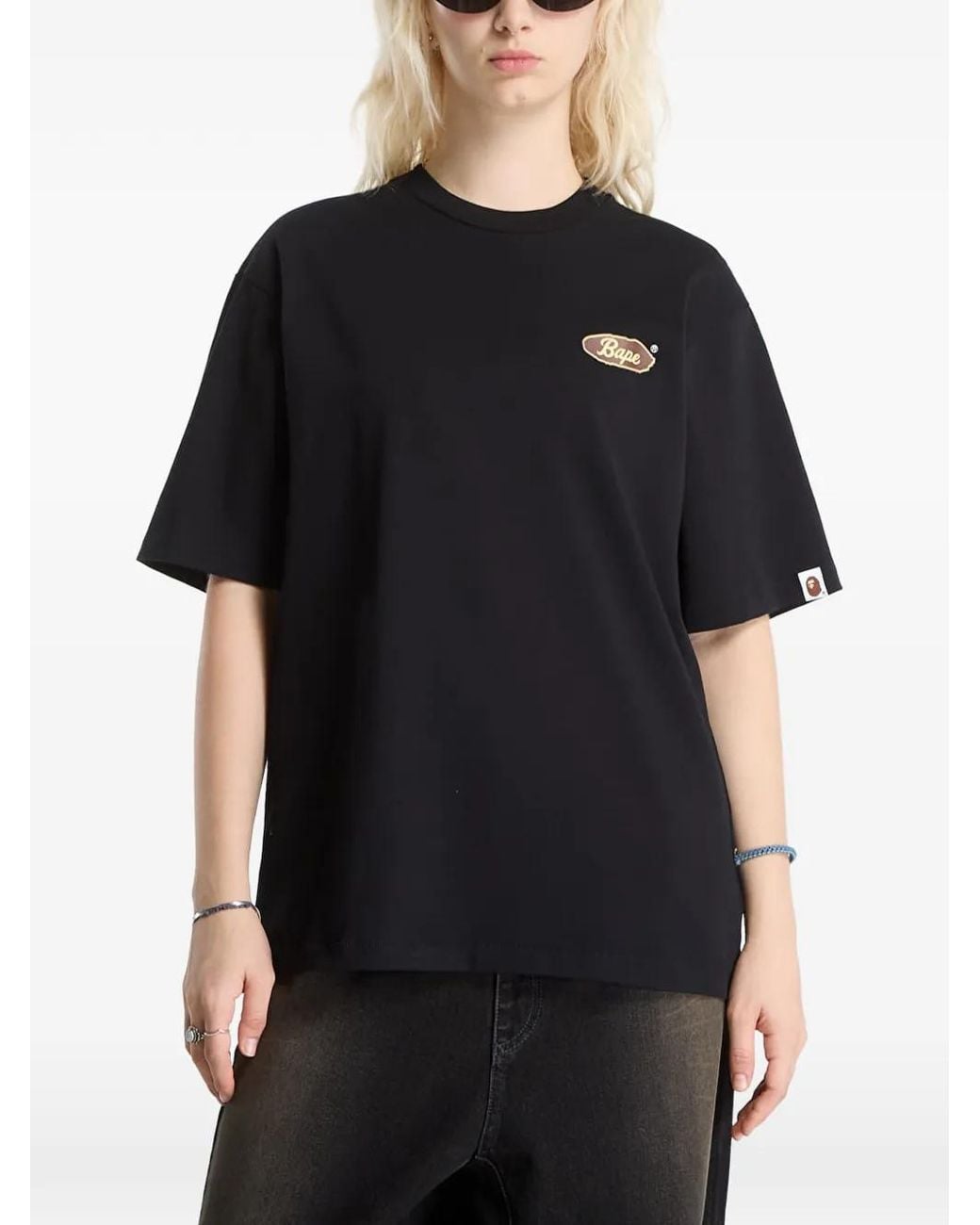 A Bathing Ape Black Logo T-Shirt