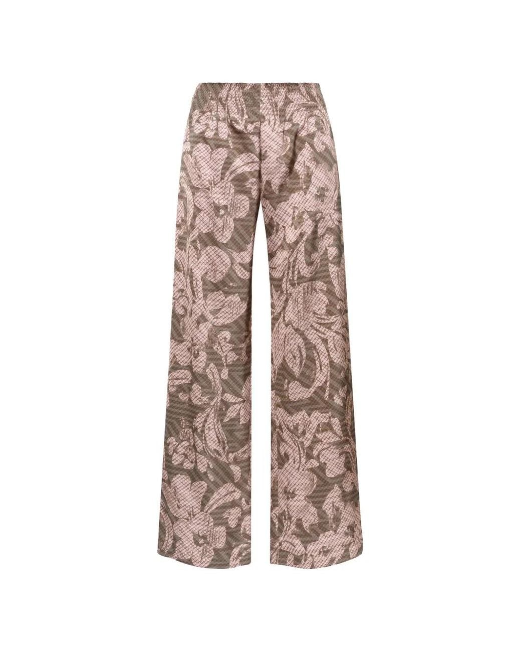Maliparmi Natural Sweet Foliage Trousers