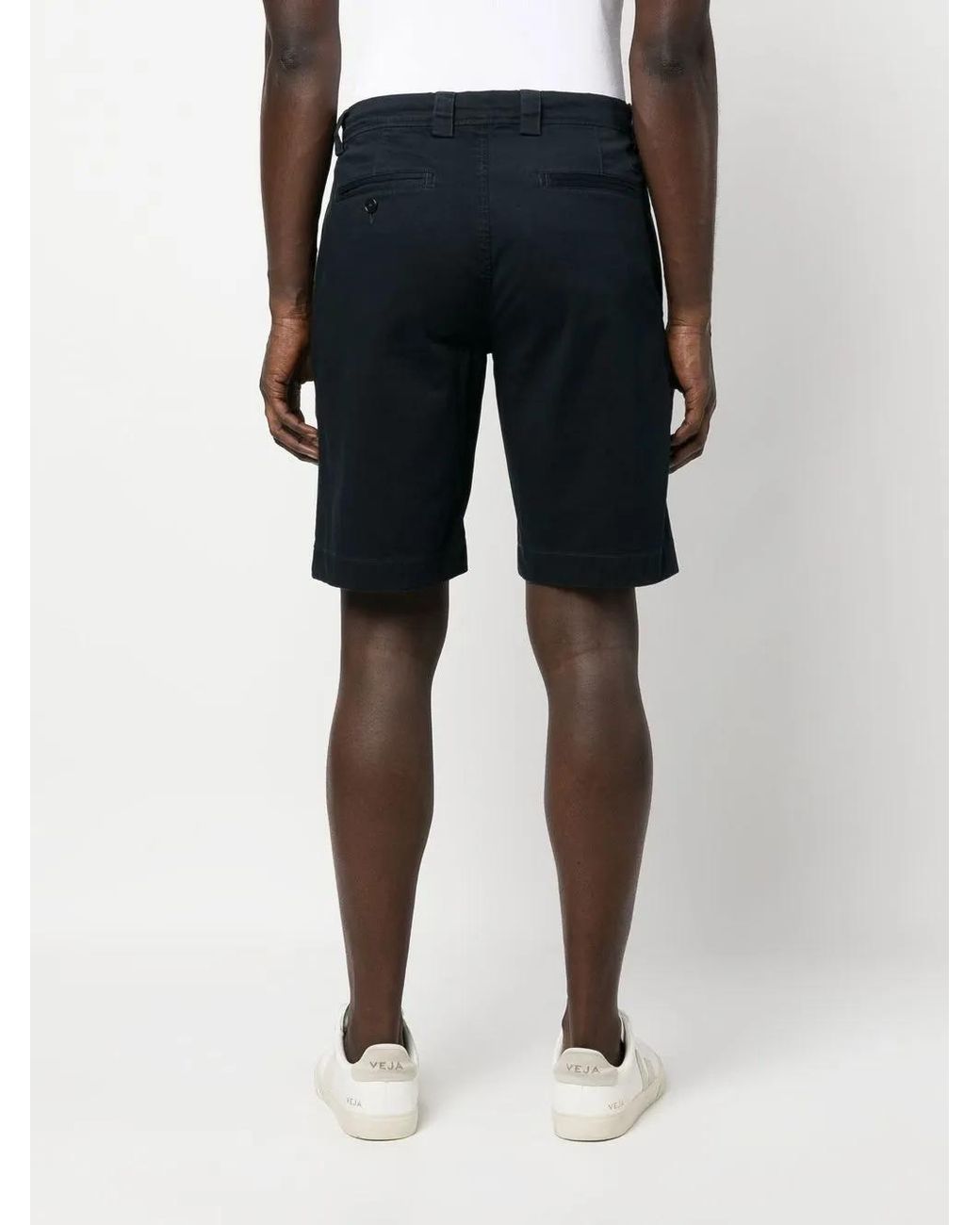 Woolrich Blue Cotton Shorts for men