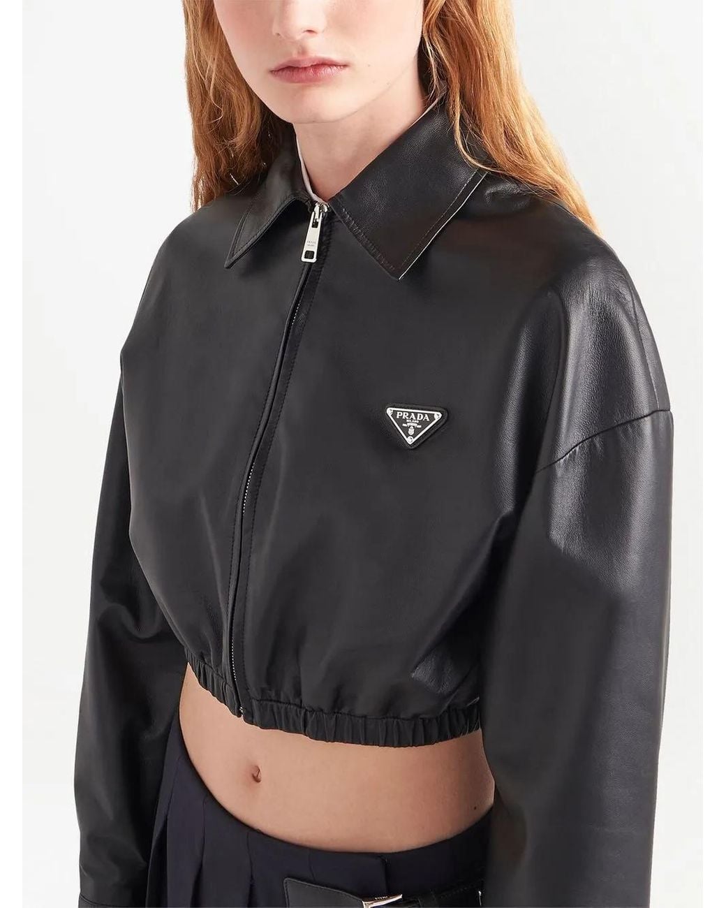 Prada Black Leather Jacket