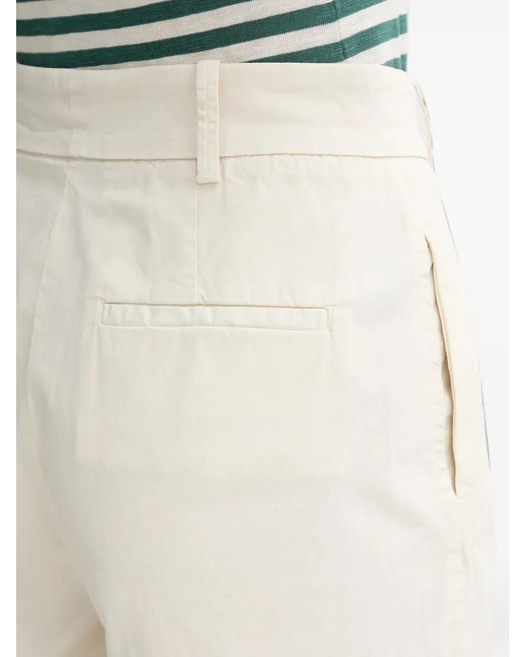 Marc O' Polo Natural High-Waisted Tailored Shorts