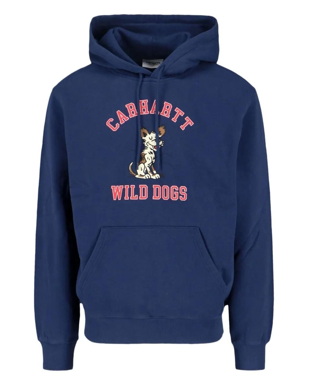 Carhartt Blue Wild Dog Hoodie for men