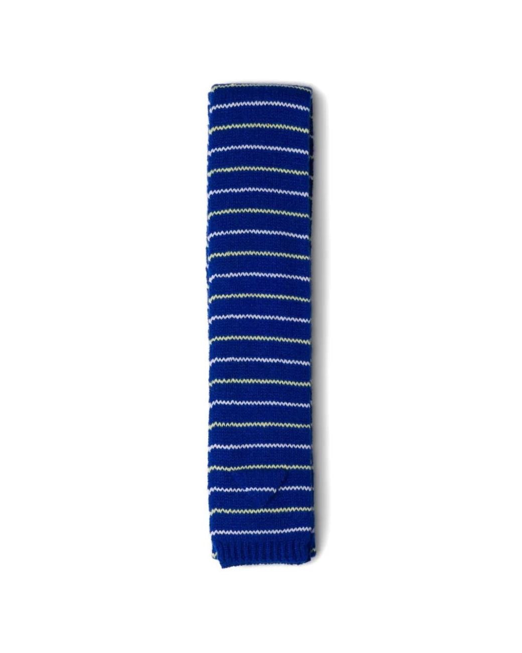 Prada Blue Schal Aus Kaschmir