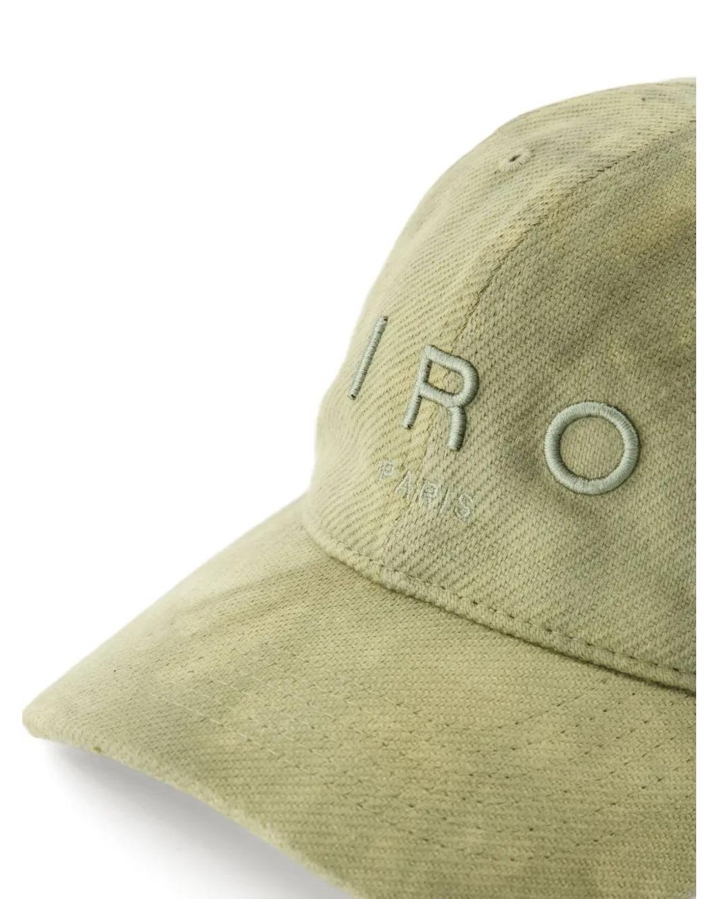 IRO Green Embroidered-Logo Cap for men