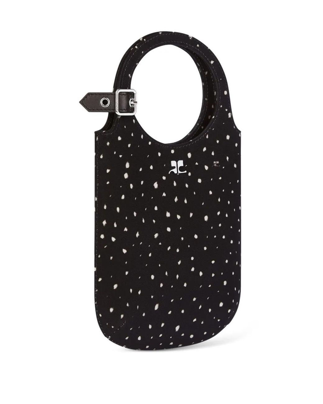Courreges Black Small Holy Medusa Tote Bag