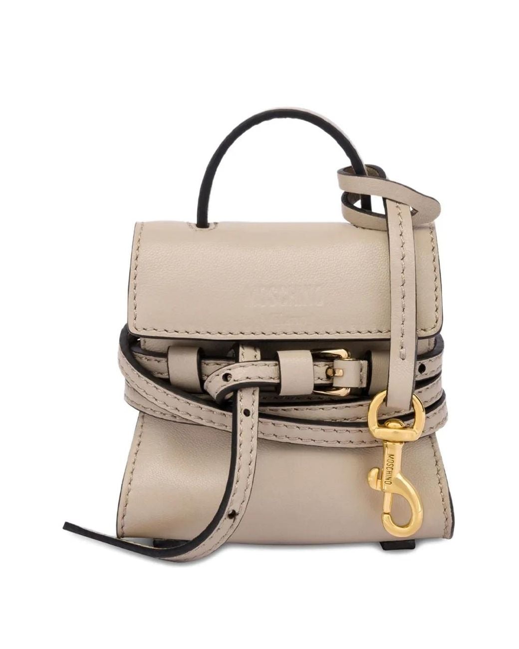 Moschino Natural Bag Keyring