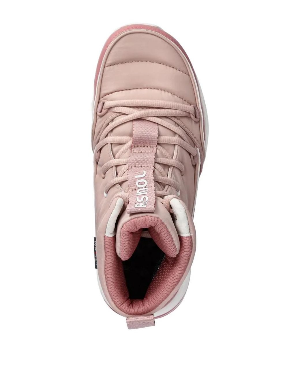 Rossignol Pink Panelled Ankle Boots