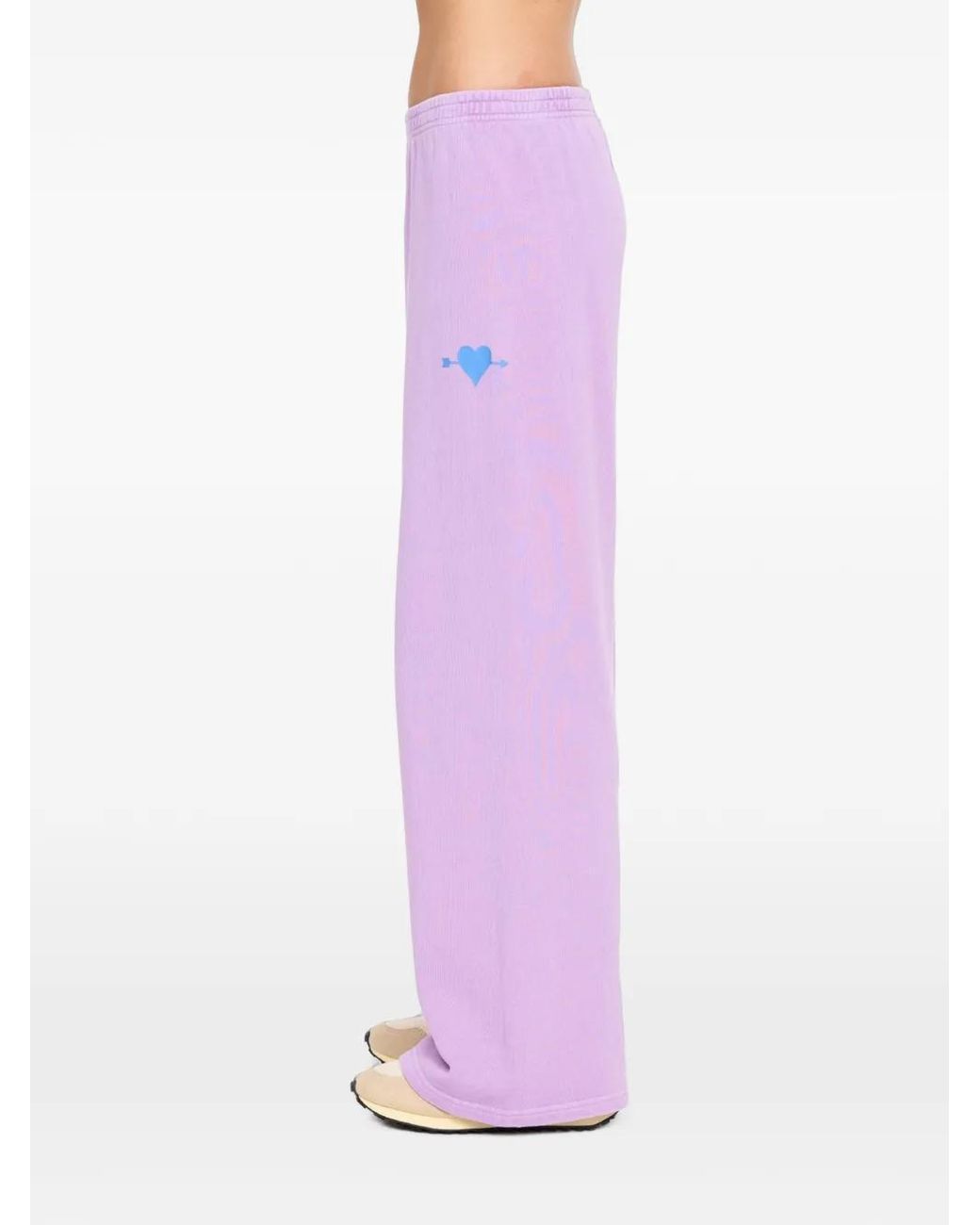 The Upside Purple Soul Cal Wide-Leg Track Pants