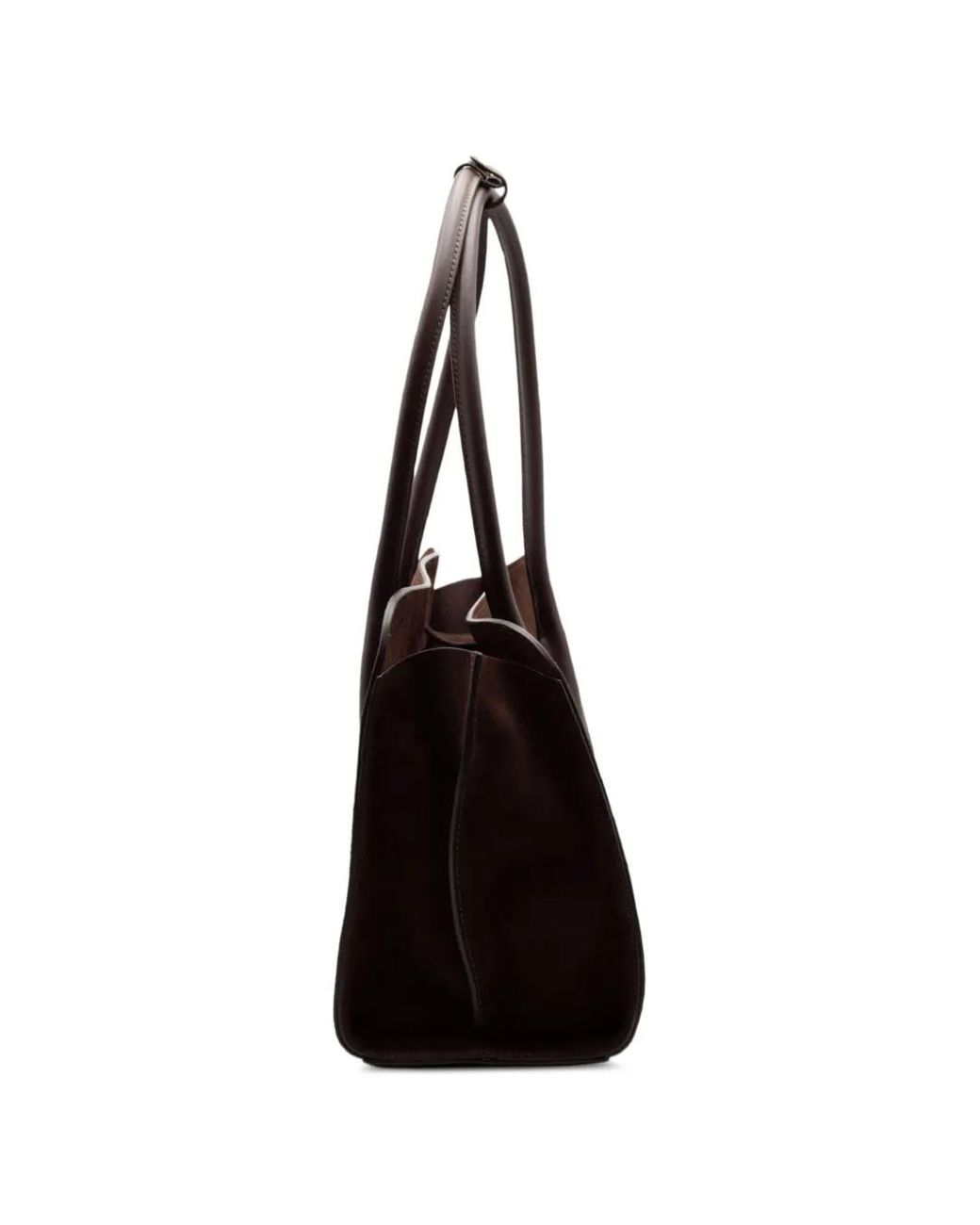 Roberto Festa Brown Medium Zeta Suede Tote Bag