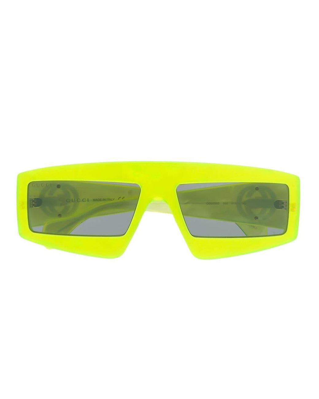 Gucci Neon Sunglasses in Yellow | Lyst