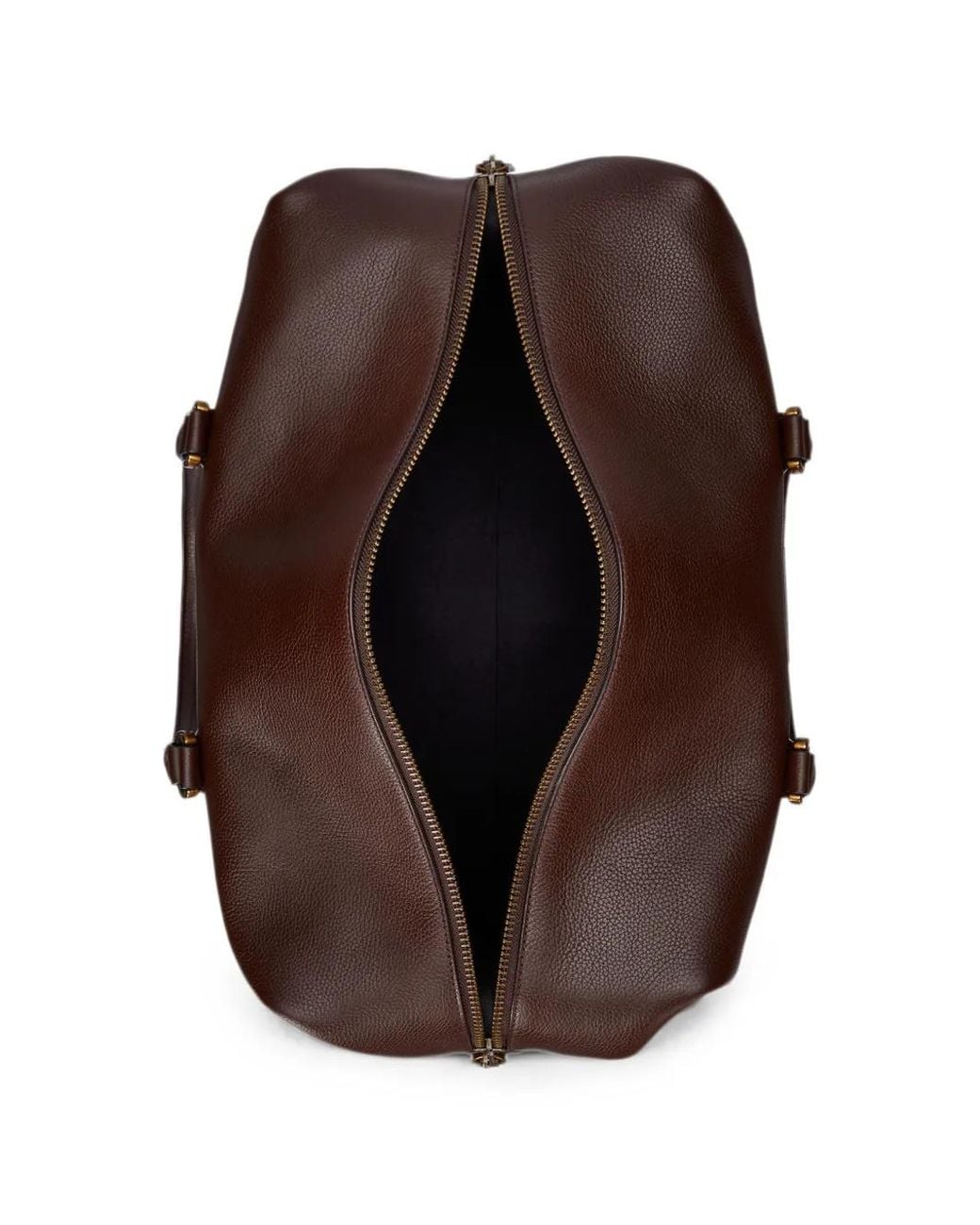 Polo Ralph Lauren Brown Pebbled-Leather Duffel Bag for men