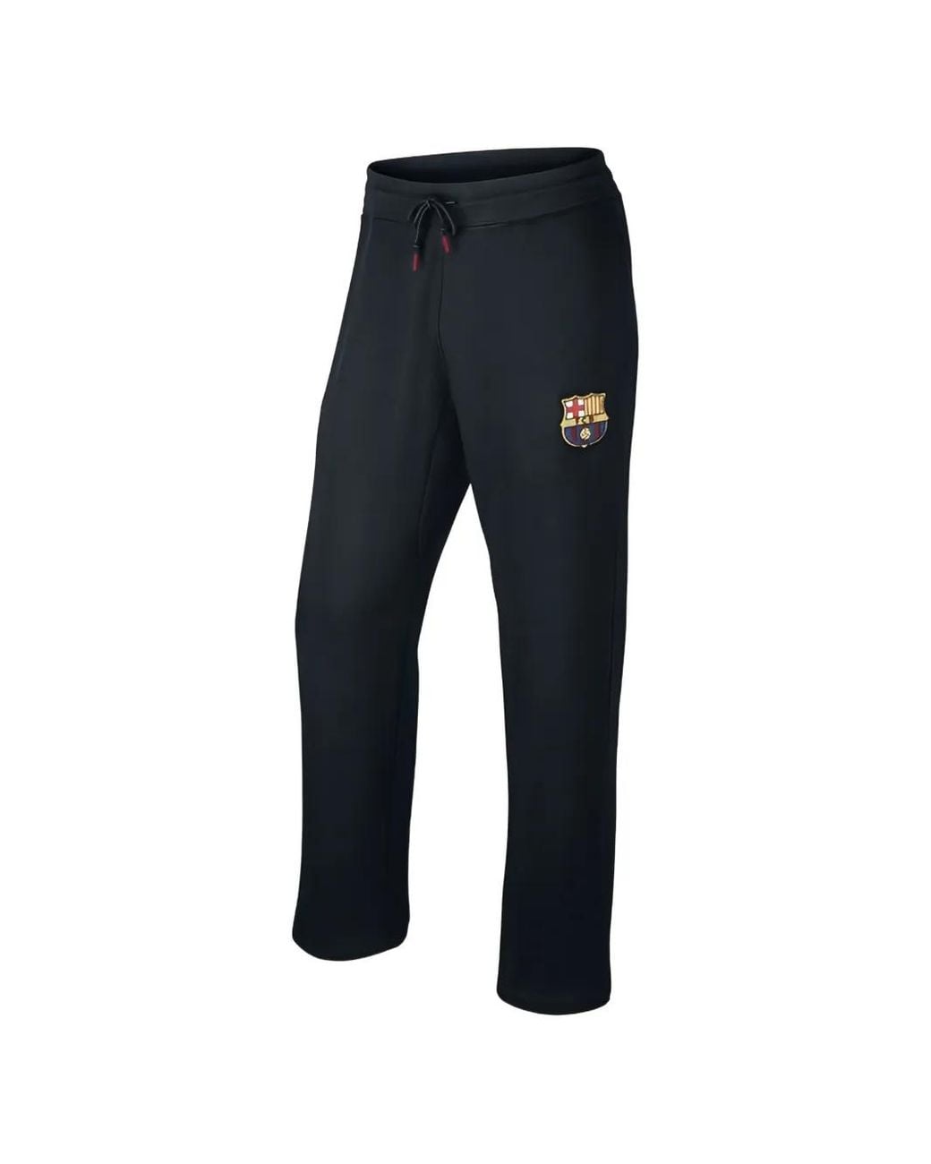 Nike Blue Logo-Patch Drawstring Track Pants for men