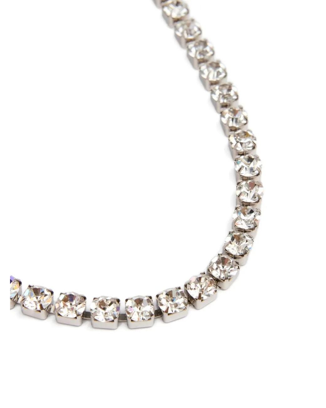 MM6 by Maison Margiela Black Rhinestone-Bow Necklace