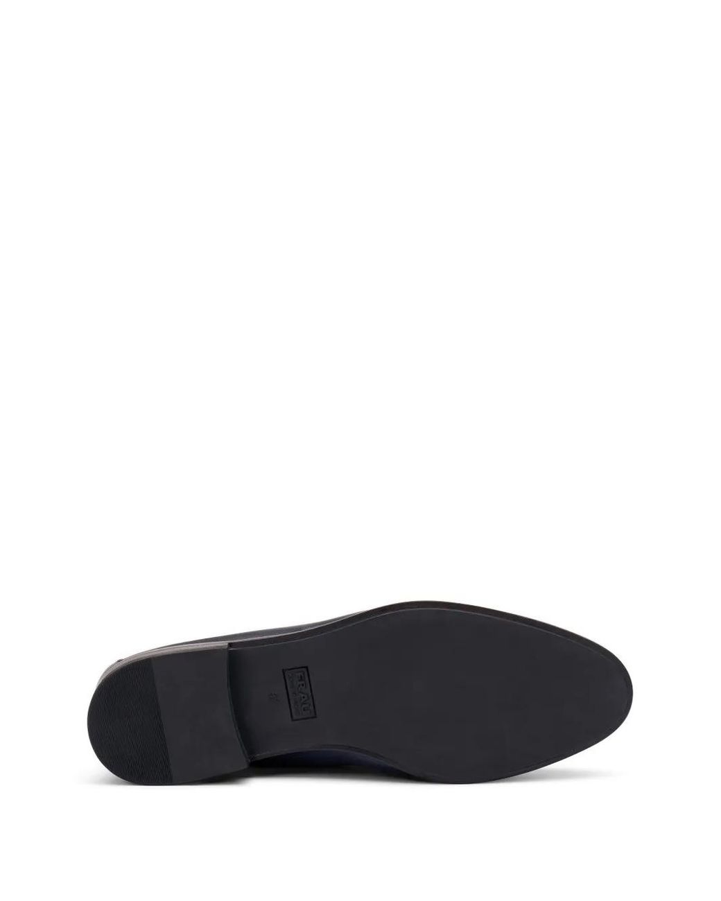 Frau Blue Buckle-Detail Leather Loafers