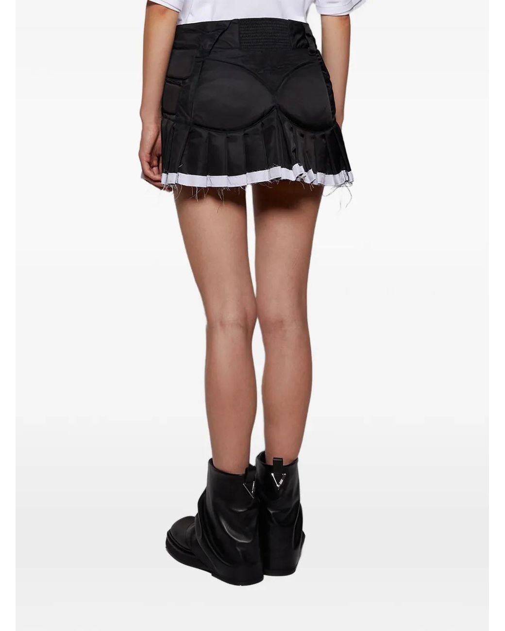 Natasha Zinko Mini-Plooirok in het Black