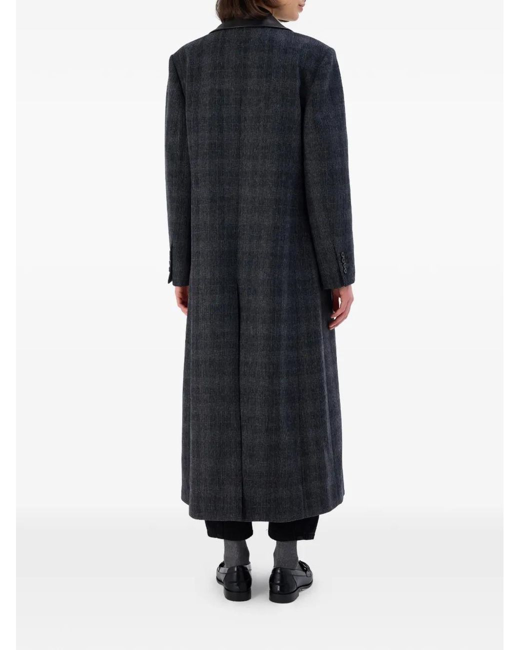 Occleus Black Maddie Double-Breasted Coat