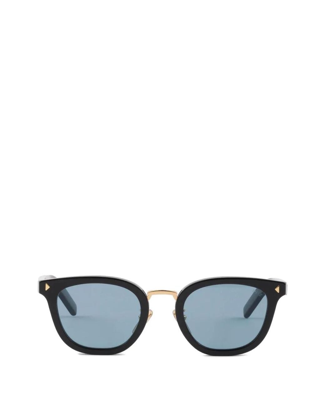Prada Black Round-Frame Sunglasses for men