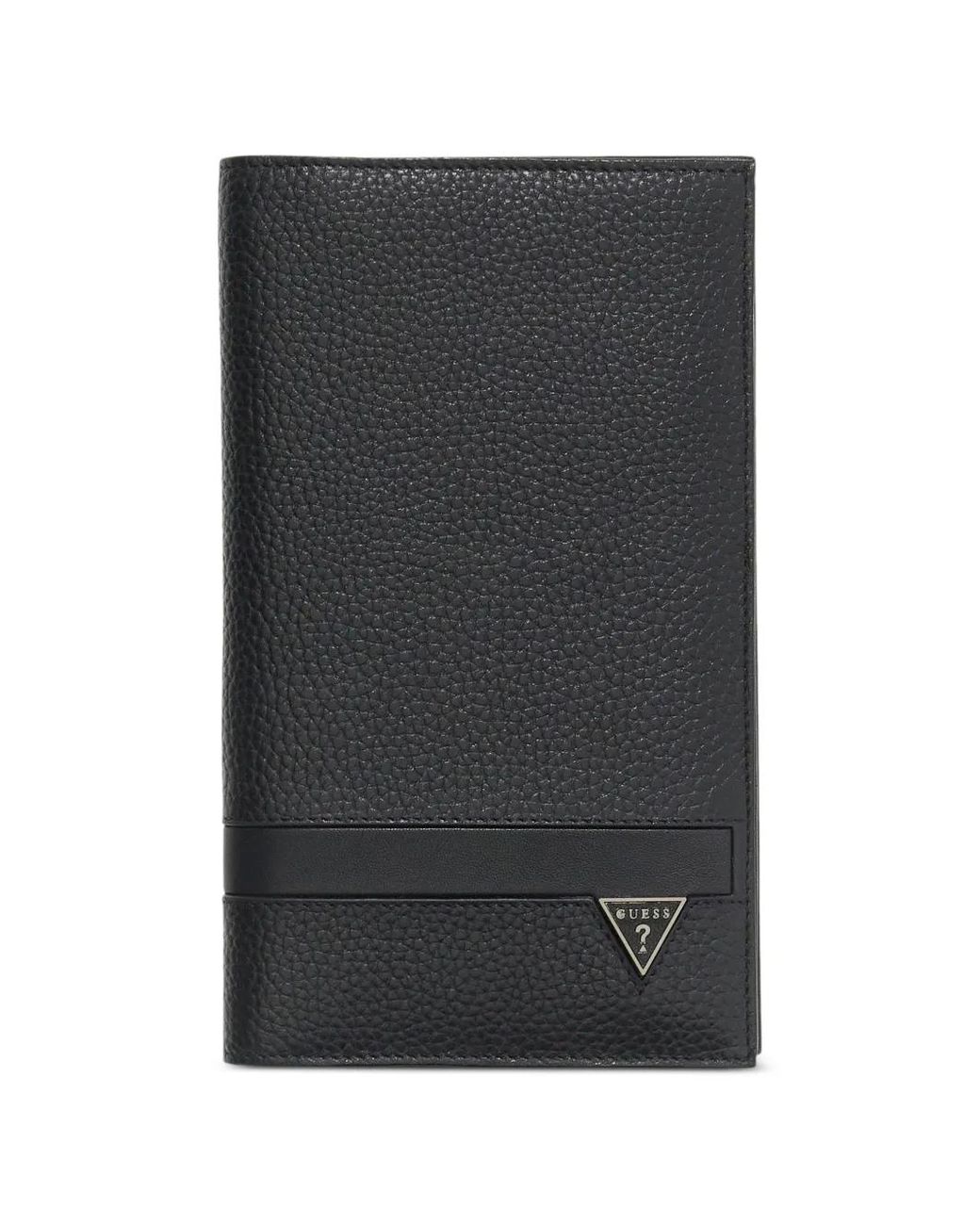Guess Black Monaco Passport Case for men