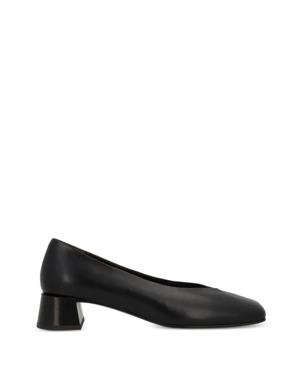 Roberto Festa Black Square Heel Pumps