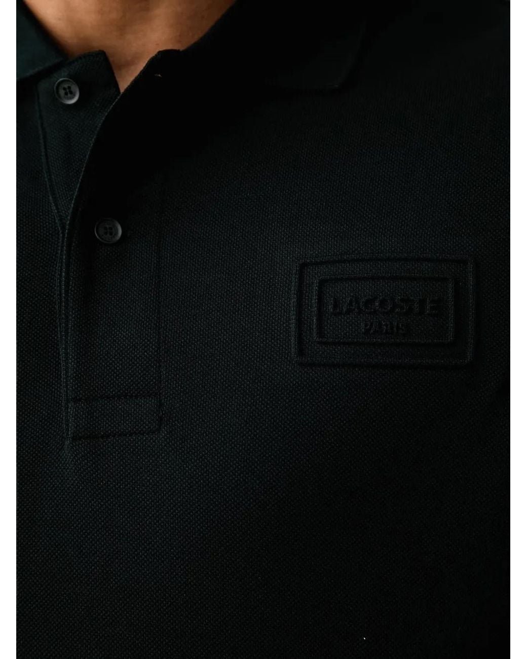 Lacoste Poloshirt Mit Logo-Patch in Black für Herren